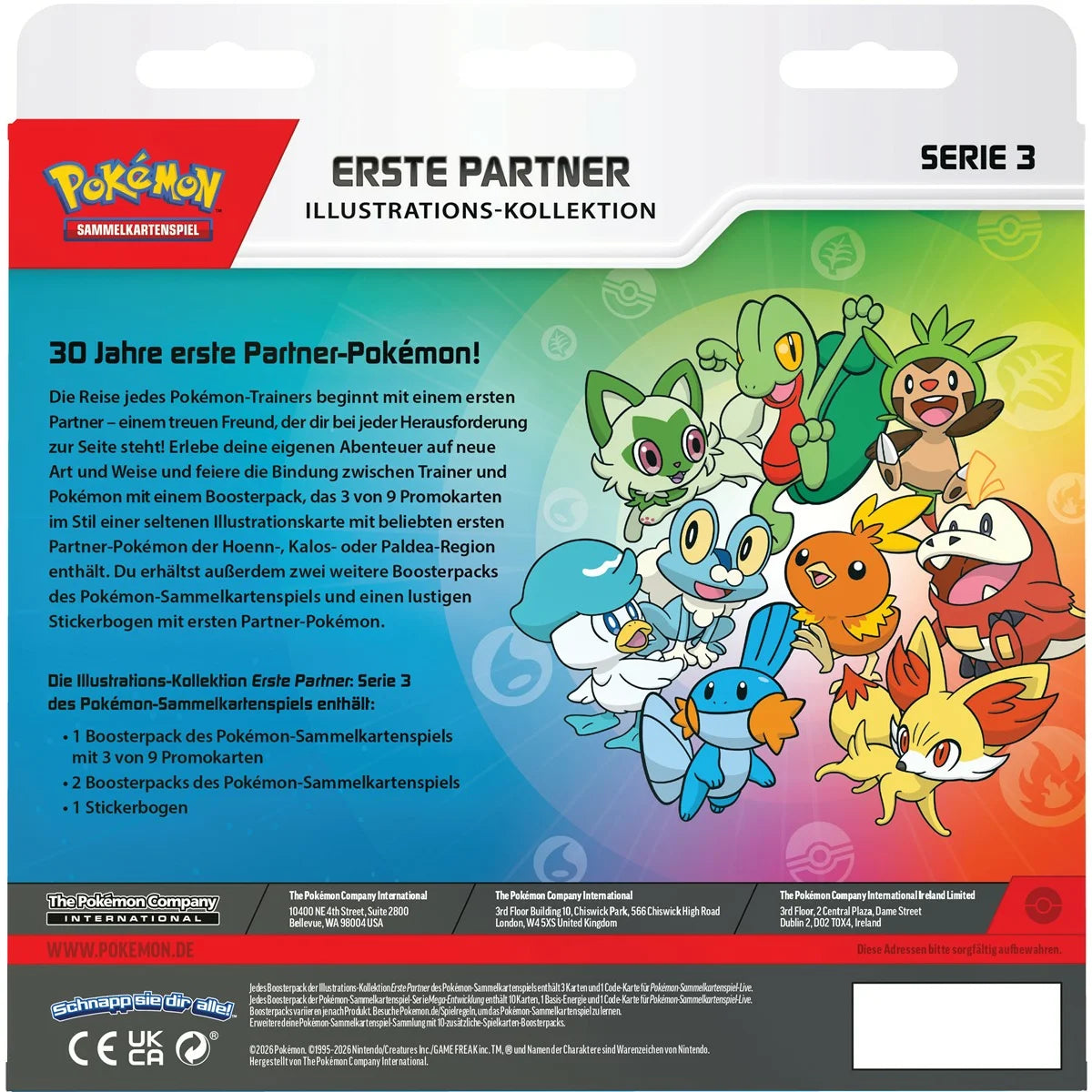 Pokémon Erste Partner Kollektion Serie 3 (DE)