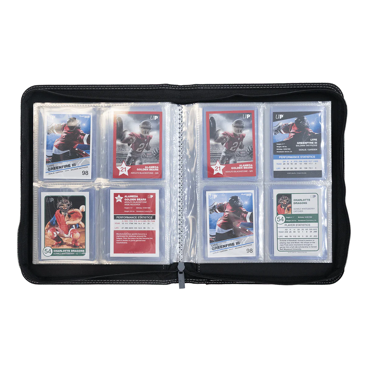 Ultra Pro 4-Pocket Toploader Zippered Premium PRO-Binder