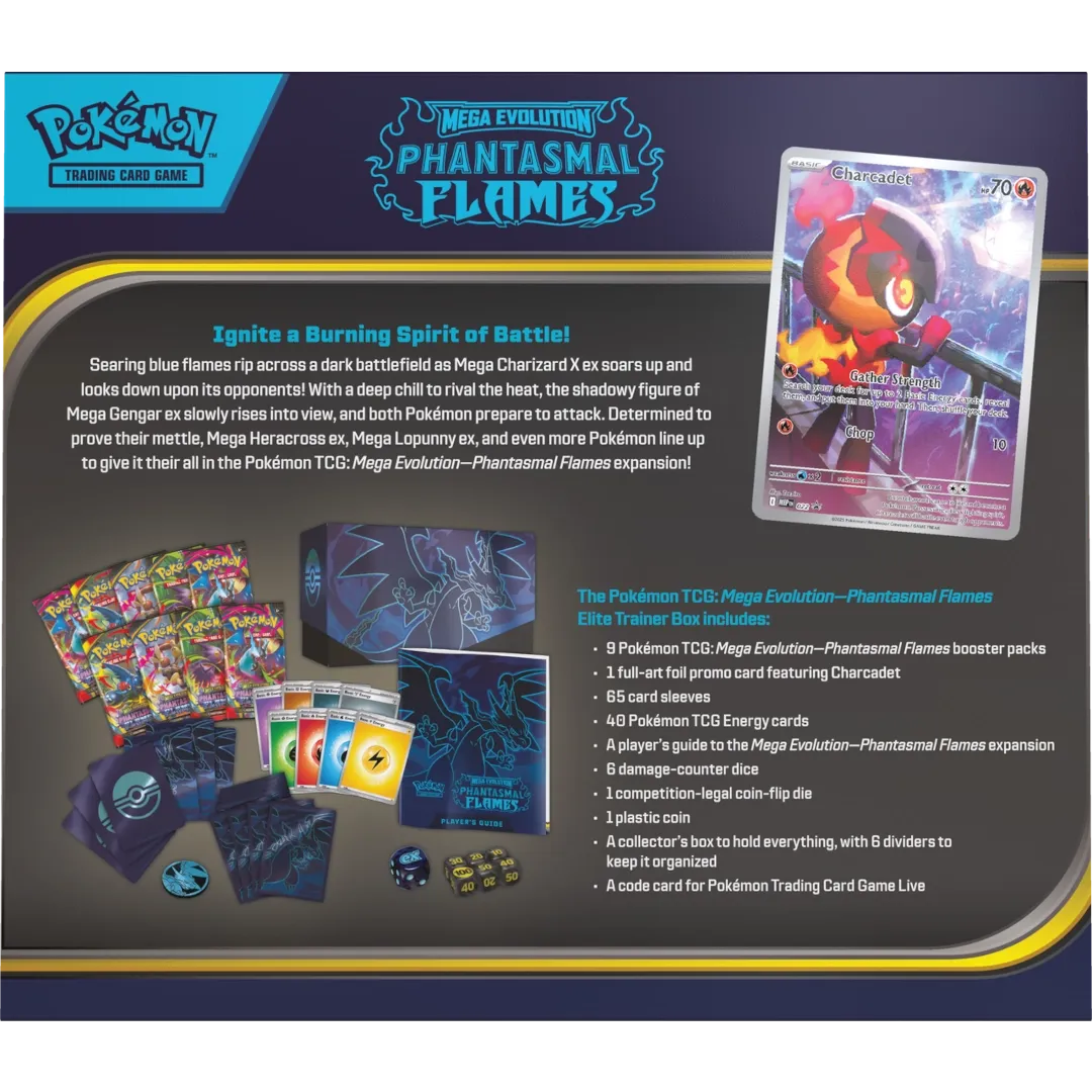 Pokémon Phantasmal Flames (ME02) - Elite Trainer Box (EN)
