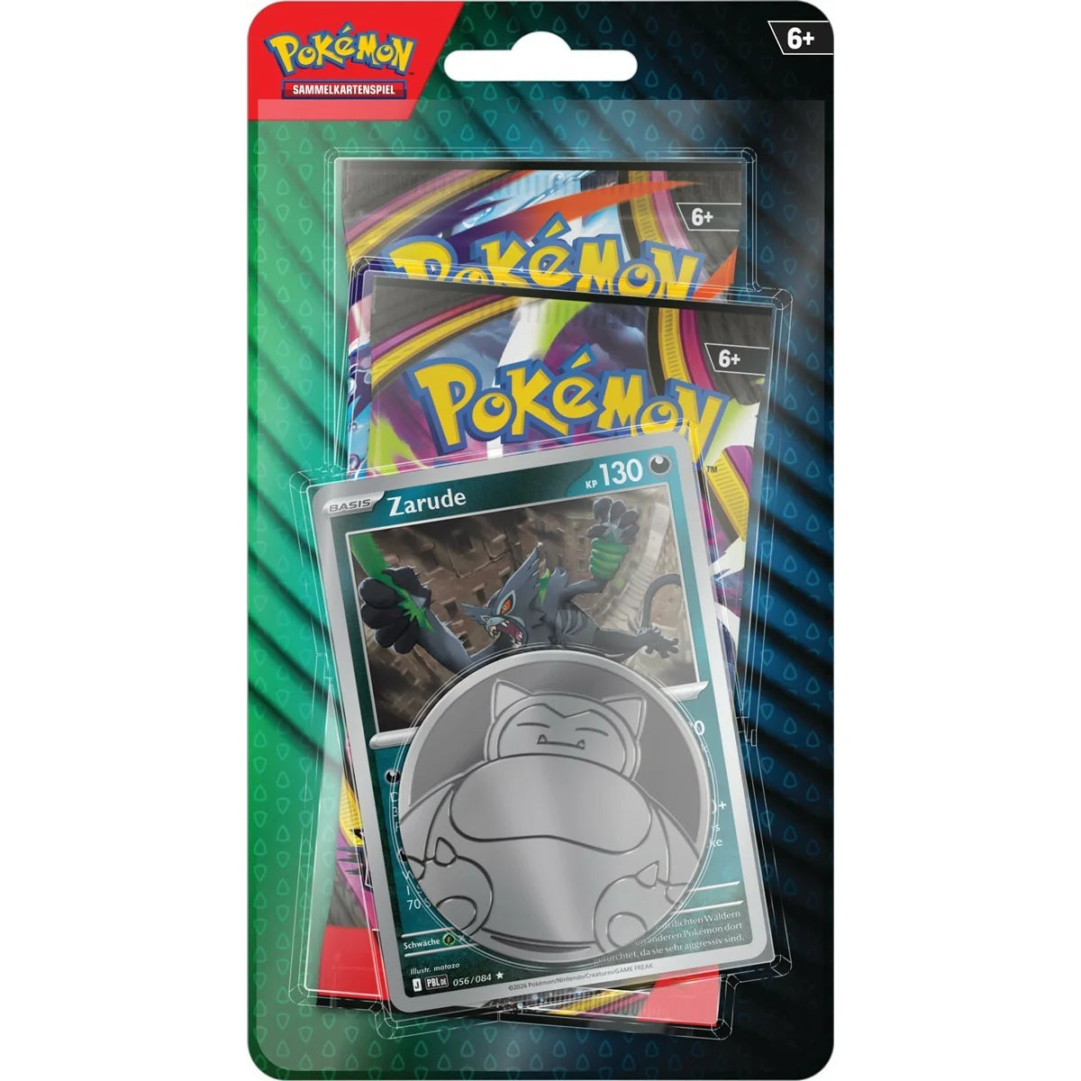 Pokémon Enhanced 2 Pack Blister - Zarude (DE)