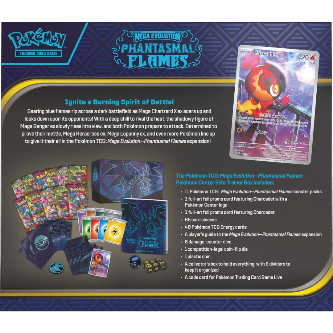 Pokémon Phantasmal Flames (ME02) - Elite Trainer Box (EN)