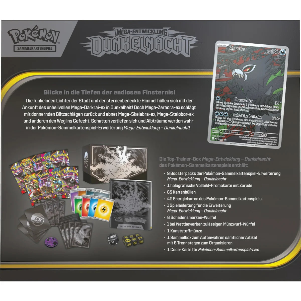 Pokémon Dunkelnacht (ME05) - Top Trainer Box (DE)